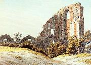 The Ruins of Eldena Caspar David Friedrich